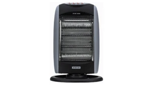 Premium 1200W oszillierende Halogenheizung - 3 Heizstufen - regelbares Thermostat - Bild 1 von 6