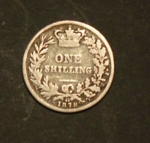 Victoria - One Shilling Coin - 1878 - nice Detail die 15