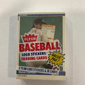 1984 Fleer Baseball Unopened Cello Pack (HOF Steve Carlton on Top)⚾️⚾️♨️♨️p - Picture 1 of 4