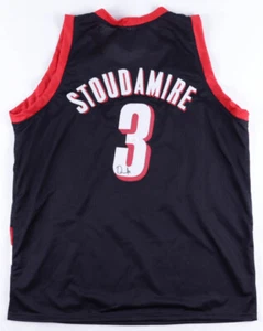 Damon Stoudamire Signed Trail Blazers Jersey (JSA COA) Portland Guard 1998–2005 - Picture 1 of 5