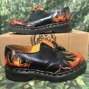 Tred Air Leather Flames Low Shoes Women’s Sz 5 Lace Up, NIB, NOS, Vintage - Picture 1 of 8