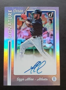 2017 Donruss Ozzie Albies Signature Series RC Holo Foil Auto #SS2-OA Braves - Picture 1 of 2