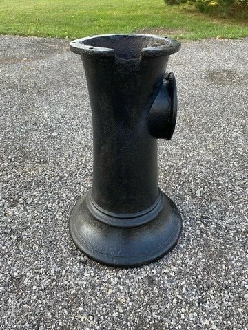 Unique Antique Cast Iron Pedestal Base Stand Steampunk Industrial Table Cover