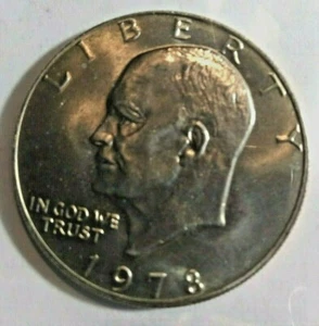 1978 Eisenhower Dollar clad brilliant uncirculated - Picture 1 of 4