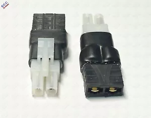 Convert LiPo Tamiya Batteries To fits Trax Connectors - Set of 2 - Brand New - Picture 1 of 5