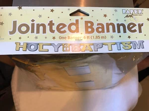 Holy Baptism Jointed Banner 6 ft. - Picture 1 of 2