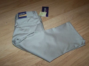 Girl's Size 5 Cherokee School Uniform Capri Pants Khaki Tan Beige New NWT  - Picture 1 of 3