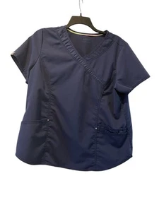 Scrub Star Ultimate Scrub Top XL and Scrub Star Bottoms XL Navy Blue Set Work - Picture 1 of 13