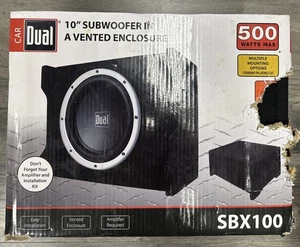 Dual Speaker  / sub w / Box (Face Down) - Picture 1 of 3