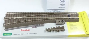 Trix 62711  C-Gleis  schlanke Weiche  links  236.1 mm R9   Spur   H0 1:87 - Bild 1 von 2