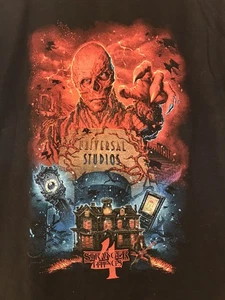Halloween Horror Nights Stranger Things 4 2023 Shirt LARGE Universal Studios - Picture 1 of 4