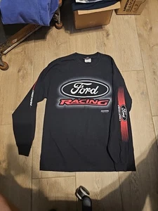 Ford Racing Shirt Maglietta Uomo Grafica Manica Lunga Grande - Foto 1 di 6