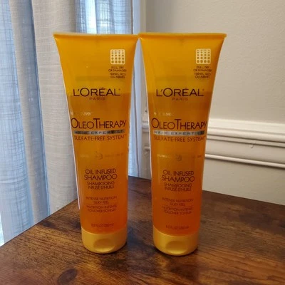 Loreal oleo therapy oil infused shampoo 8.5oz bottle Lot of 2 OleoTherapy - Image 1 of 4