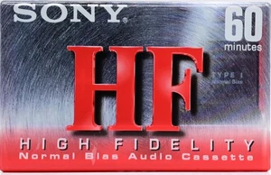 Cinta de casete SONY tipo I HF 60 HF 90 CDit 60 EF 60 sesgo normal audio nuevo sellado - Imagen 1 de 9