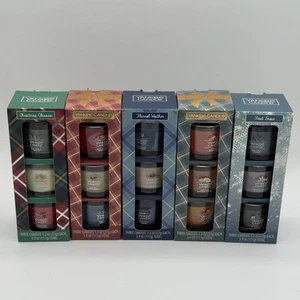Yankee Candle 3-Pack Mini 1.3oz Votive Tea Lights Holiday Set, 5x Bundle - Picture 1 of 4