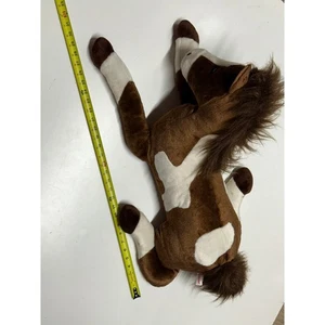 Aurora Plush Horse Brown White Stuffed Animal Toy Palomino 29 Inches - Picture 1 of 6