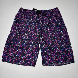 Vintage Y2K Nike ACG Swim Trunks Mens 34 Multi Color Board Short Neon Geometric - Picture 1 of 15