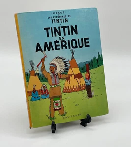LES AVENTURES DE TINTIN TINTIN EN AMERIQUE CASTERMAN BD B38 - Picture 1 of 6