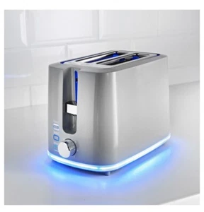 Blaupunkt 2 Slice Illuminating Toaster With Reheat & Defrost functions - Picture 1 of 2