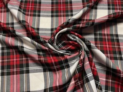 Tissu À Carreaux Tartan Écossais Design 24 STEWART Robe Moderne - Photo 1/3