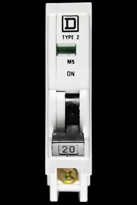SQUARE D 20 AMP TYPE 2 M9 MCB CIRCUIT BREAKER QOE - Image 1 of 4