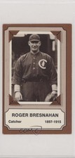 1975 Fleer Cloth Patches Laughlin Pioneers of Baseball Roger Bresnahan #7 HOF