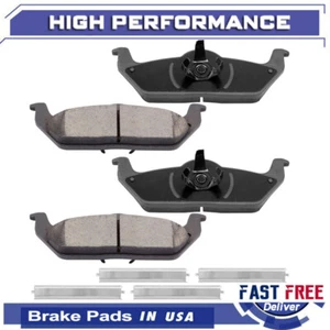 Rear Performance Ceramic Brake Pad Kit for Ford F150 Lincoln Mark LT V6 V8 3.5L - Bild 1 von 5