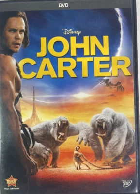 John Carter 2012 DVD Action Movie Family Disney Fantasy Taylor Kitsch NTSC 1 - Image 1 of 4