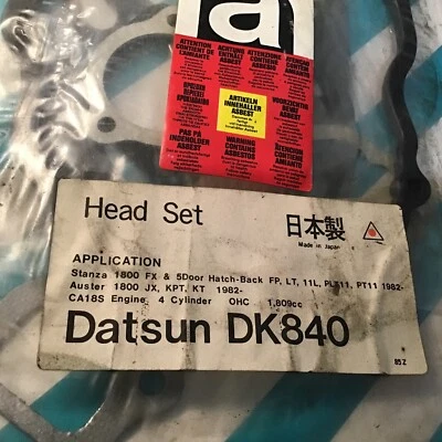 Комплект прокладок головки Nissan Stanza CA18, CA18S, 1809cc SOHC 1981/85 - Изображение 1 из 3