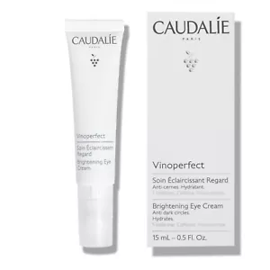 CAUDALIE Vinoperfect Brightening Eye Cream 15ml – w Cooling Ceramic Applicator - Picture 1 of 6