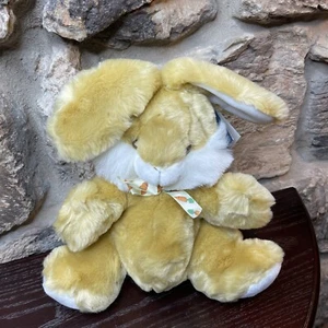 Soft Dreams Bunny Rabbit Plush Toy Stuffed Animal Tan Easter New 14” - Picture 1 of 10