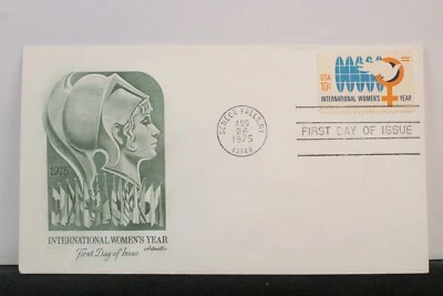 USPS FDC #1571 – 1975 10c International Women's Year ArtMaster  ST1319 - Image 1 of 3