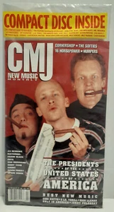 CMJ New Music Monthly Magazine with CD February 1996 Presidents of United States - Picture 1 of 5