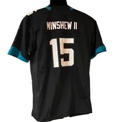 Gardner Minshew II #15 Jacksonville Jaguars NFL Jersey Black Boys XL (18/20) - Image 1 of 4
