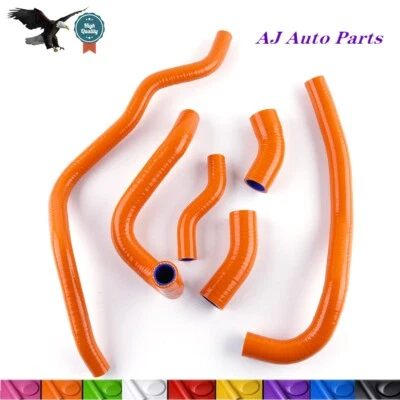 Orange  For 1985-2007 Yamaha Vmax 1200 VMX1200 Silicone Radiator Coolant Hose - Изображение 1 из 4