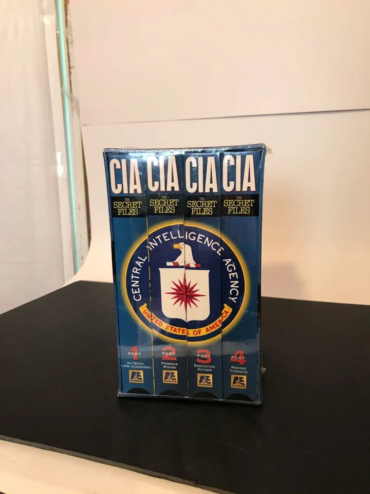 SEALED CIA: The Secret Files Deluxe Boxed Set VHS A&E 4 Volume Set NEW - Image 1 of 4