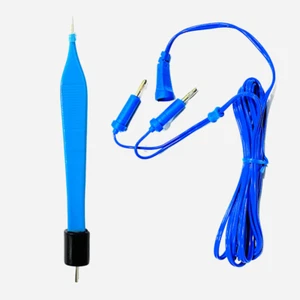 12cm Blue Adson Bipolar Forceps, 3m Cord – Top-Quality Precision Quality Tool - Picture 1 of 4