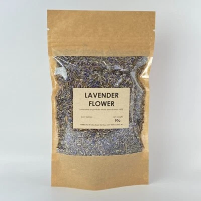 IHERBA Lavender Flower | whole dried buds | Lavandula angustifolia | herbal tea lawenda