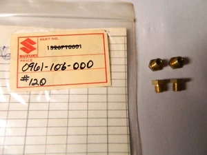 PENTON CARBURATOR 175 MAIN JET PART NUMBER 0961-106-000 QUANITY 4 - Imagen 1 de 1