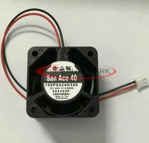 One for Sanyo 109P0424H320 fan DC24V 0.095A 40*40*28mm 2pin - Photo 1/1