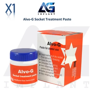 Pasta trattamento presa dentale ALVO-G 20g soluzione medicazione post estrazione laboratorio - Foto 1 di 4