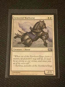 Magic the Gathering 2012 Armored Warhorse - Picture 1 of 2