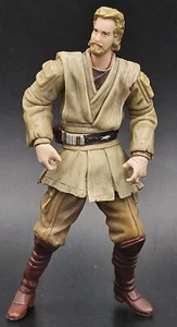 2004 Star Wars Clone Wars: OBI WAN KENOBI 3.75" Action Figure LOOSE - Picture 1 of 8