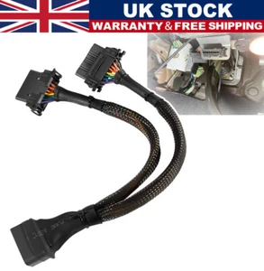 OBD II OBD 2 16 Pin Splitter Extension Cable Male to Dual Female Y Cable Adapter - Picture 1 of 9