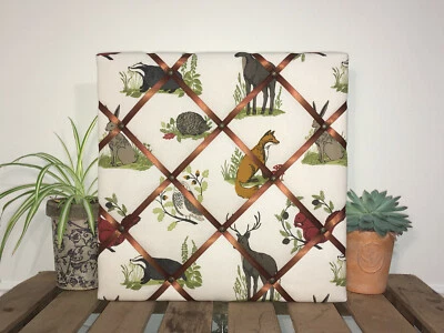 Dunham woodland noticeboard pinboard memoboard wall organiser; brown ribbon - Image 1 of 3