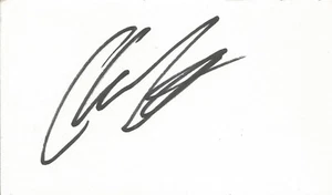 READING, AFC WIMBLEDON & WALES: CHRIS GUNTER SIGNED 3x5 WHITECARD+COA - Picture 1 of 1