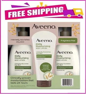 Aveeno Daily Moisturizing Body Lotion Set - Picture 1 of 4