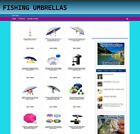 FISHING UMBRELLAS AFFILIATE WEBSITE - eCOMMERCE STORE - FULLY STOCKED - DOMAIN