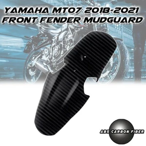 Matte Black Front Tire Fender Cover Guard Fairing For YAMAHA MT-07 2018-2023 - Picture 1 of 10