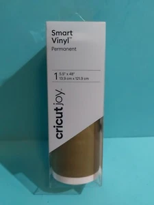 Cricut Joy Smart Vinyl Permanent 5.5" x 48" Roll Gold Brand New Sealed - Picture 1 of 5